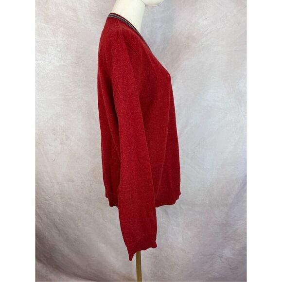 1990s Vintage ABERCROMBIE & FITCH Preppy Wool Blend Sweater Men’s Small - Picture 5 of 6